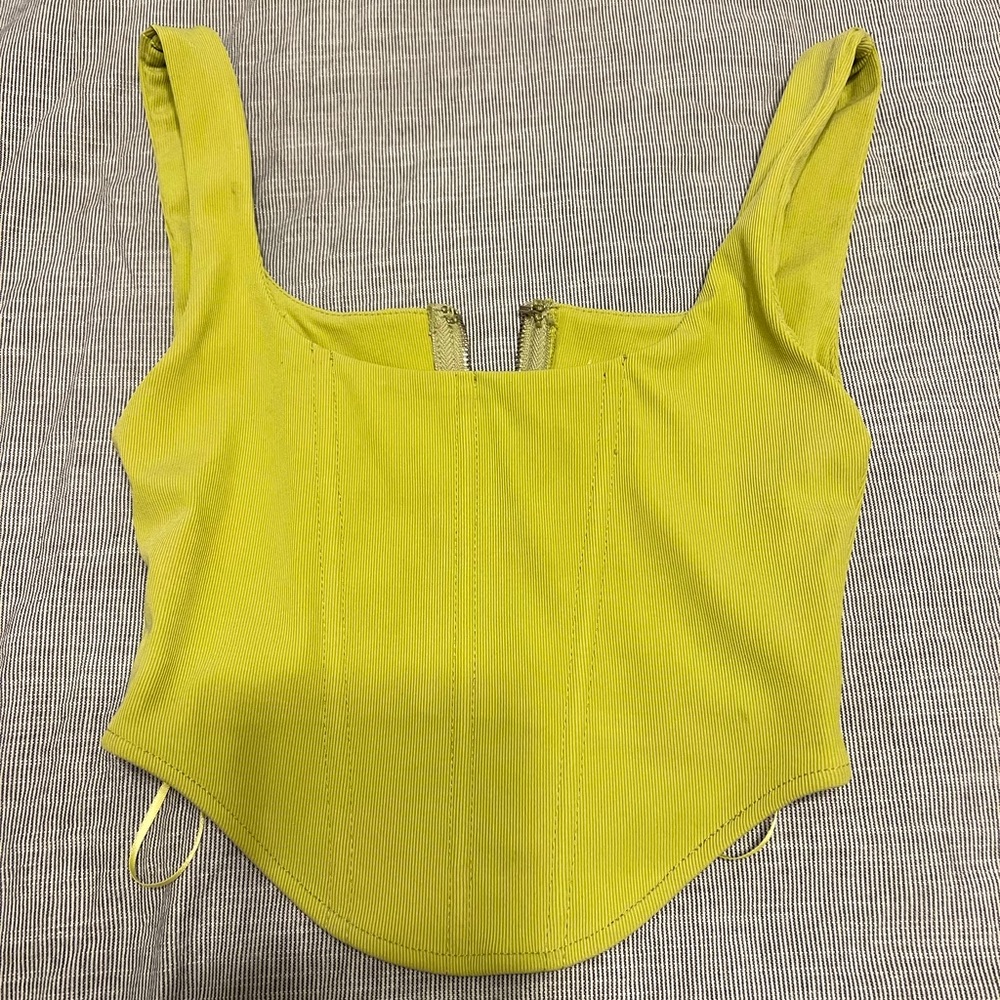 Corset Style Crop Top